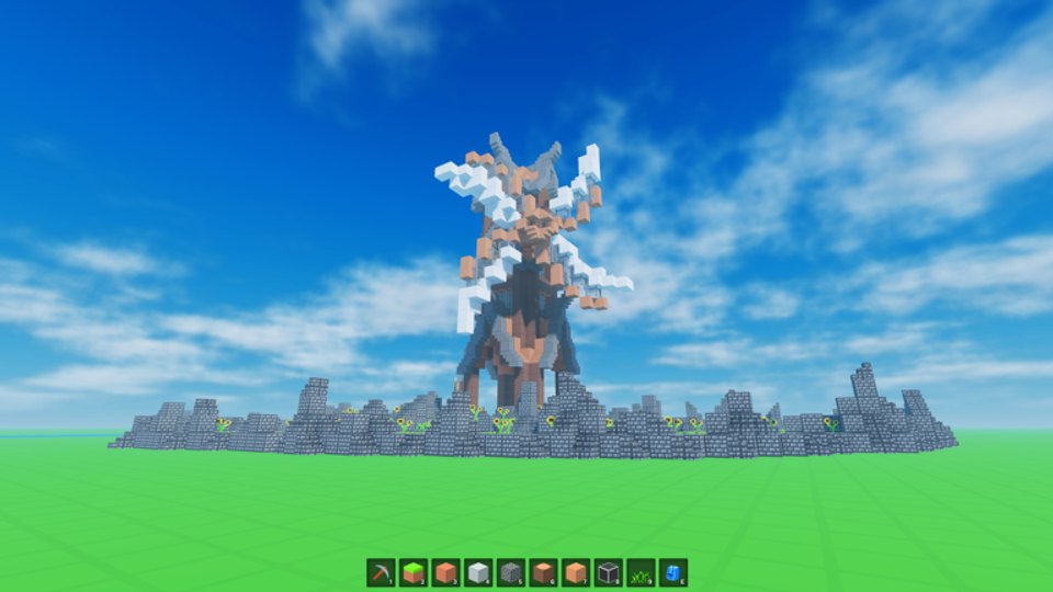 Voxel Block Builder creative world